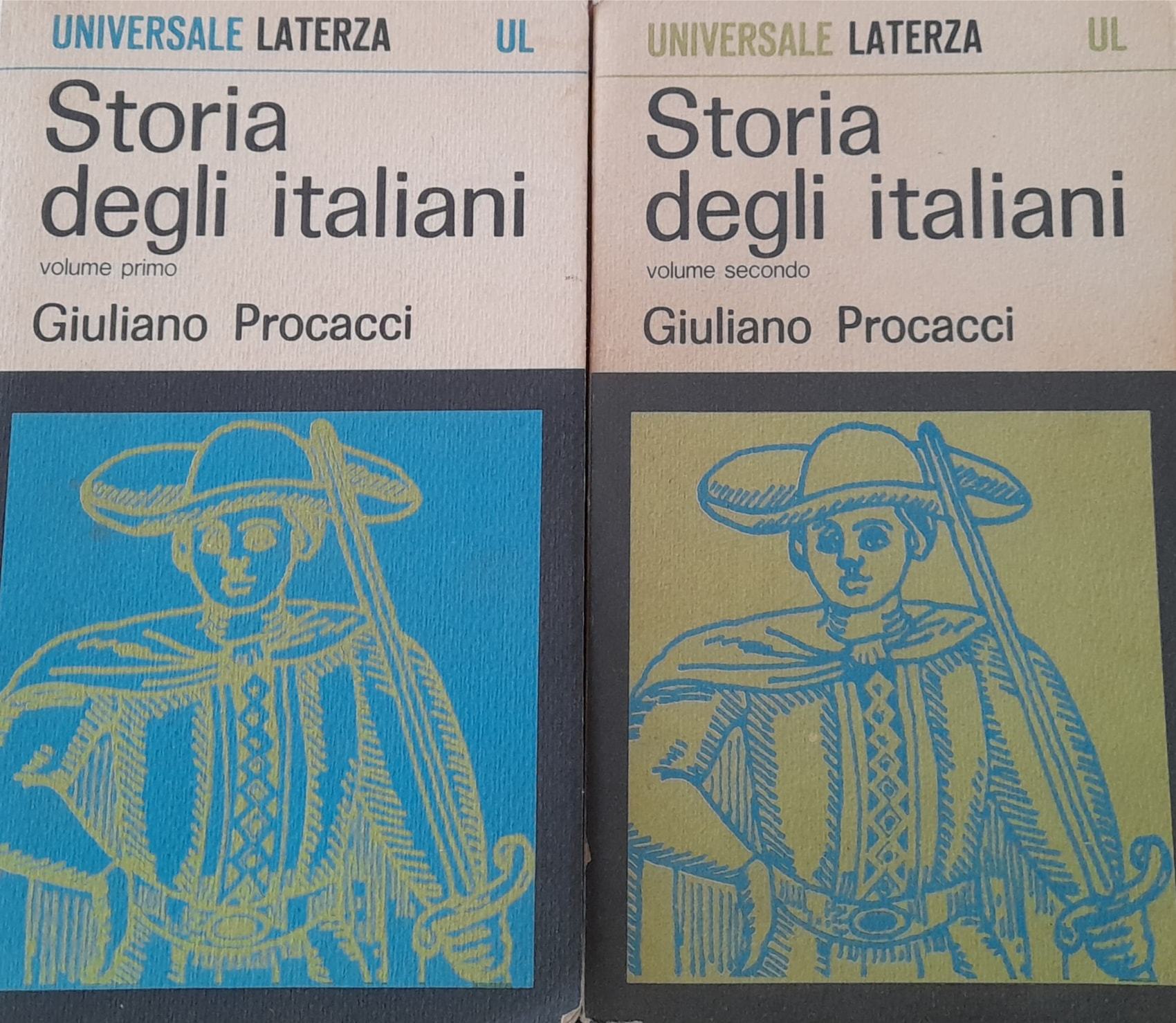 Storia degli italiani  (Vol. I e II) - copertina