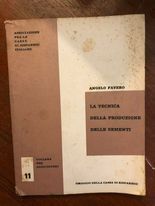 La tecnica della produzione delle sementi - copertina