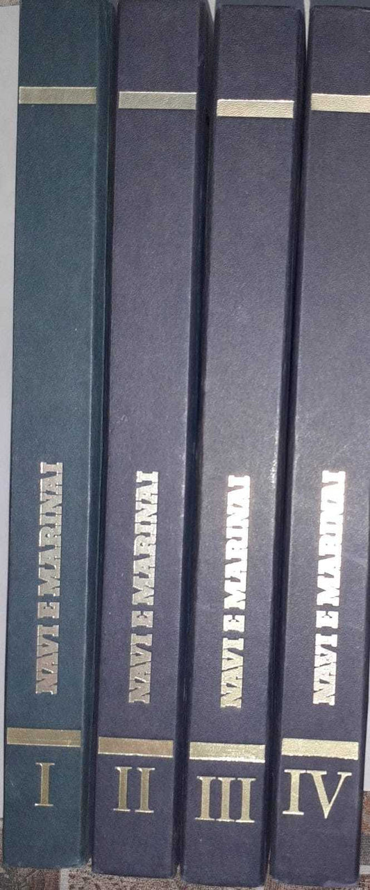 Navi e marinai uomini e avventure dell'Italia sul mare. 4 Volumi - copertina