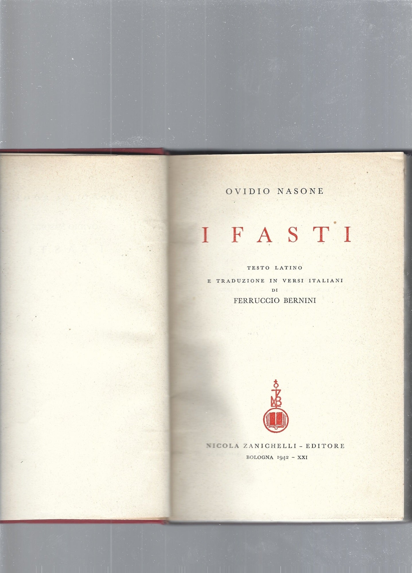 I Fasti - copertina