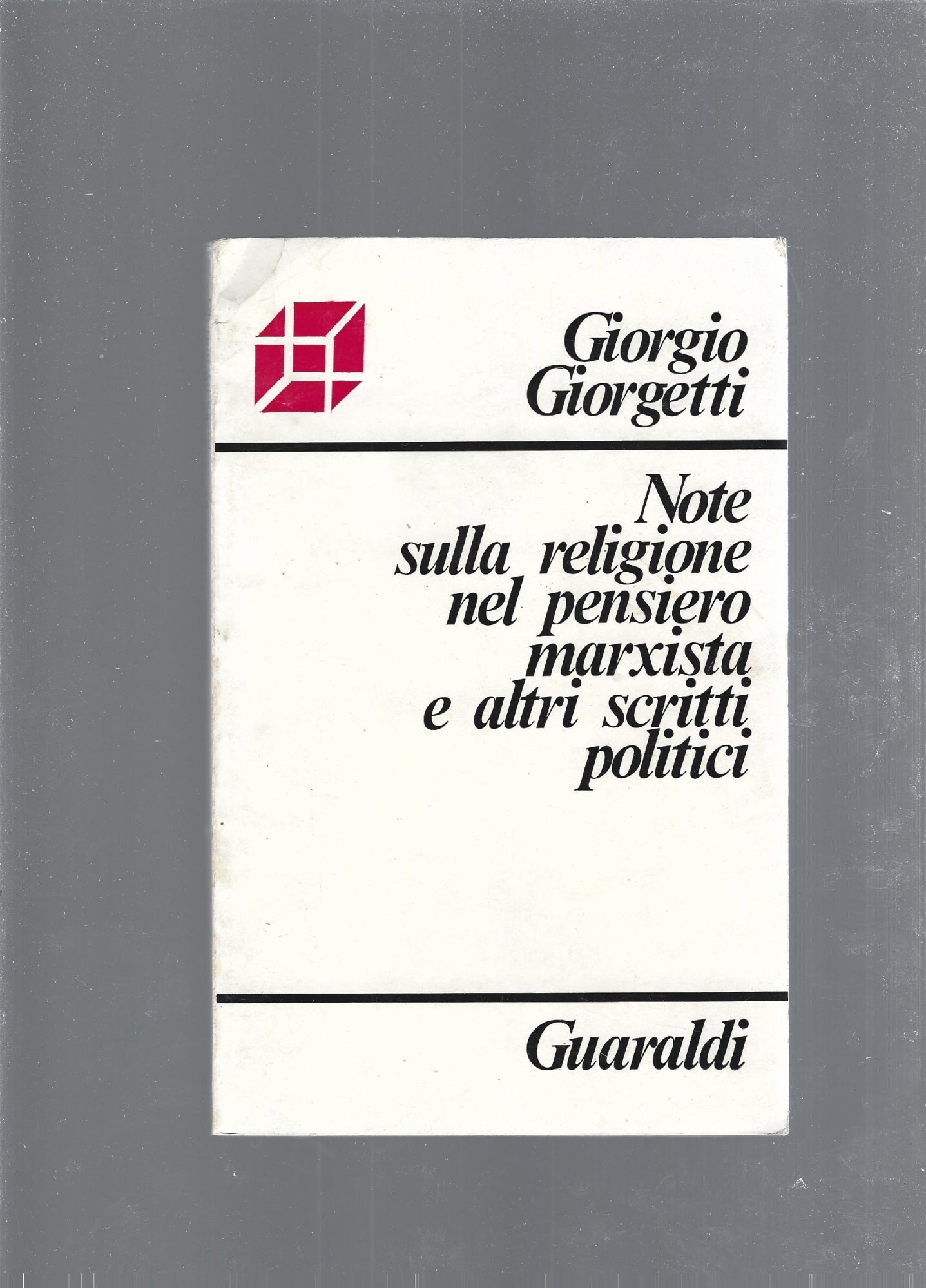 Note sulla religione nel pensiero marxista e altri scritti politici - copertina