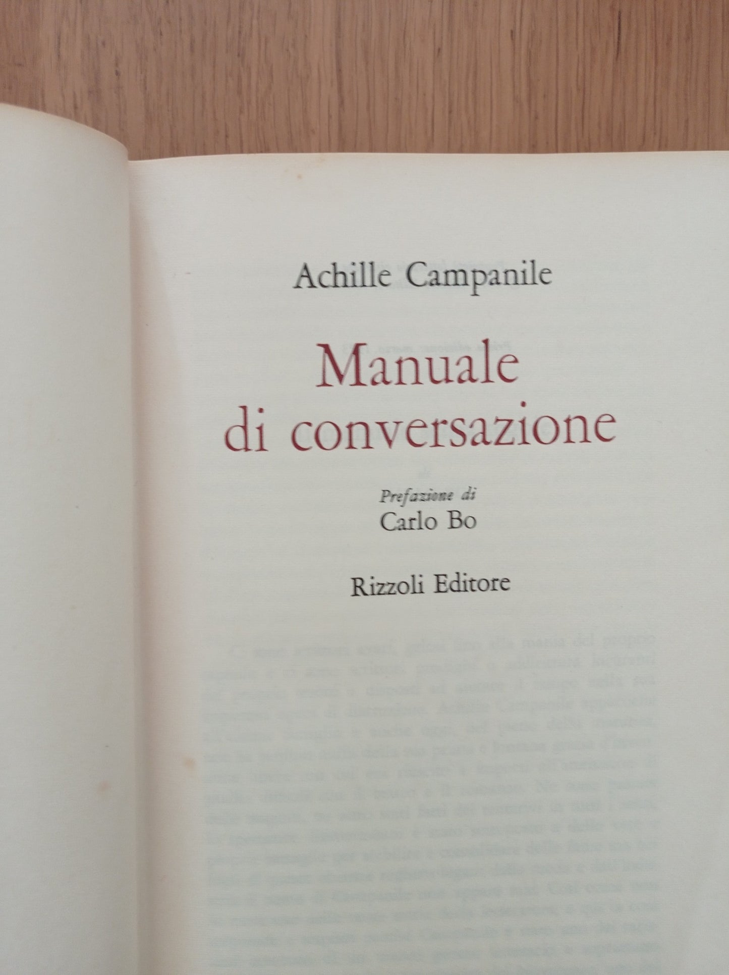 Manuale di conversazione - copertina