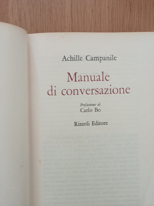 Manuale di conversazione - copertina