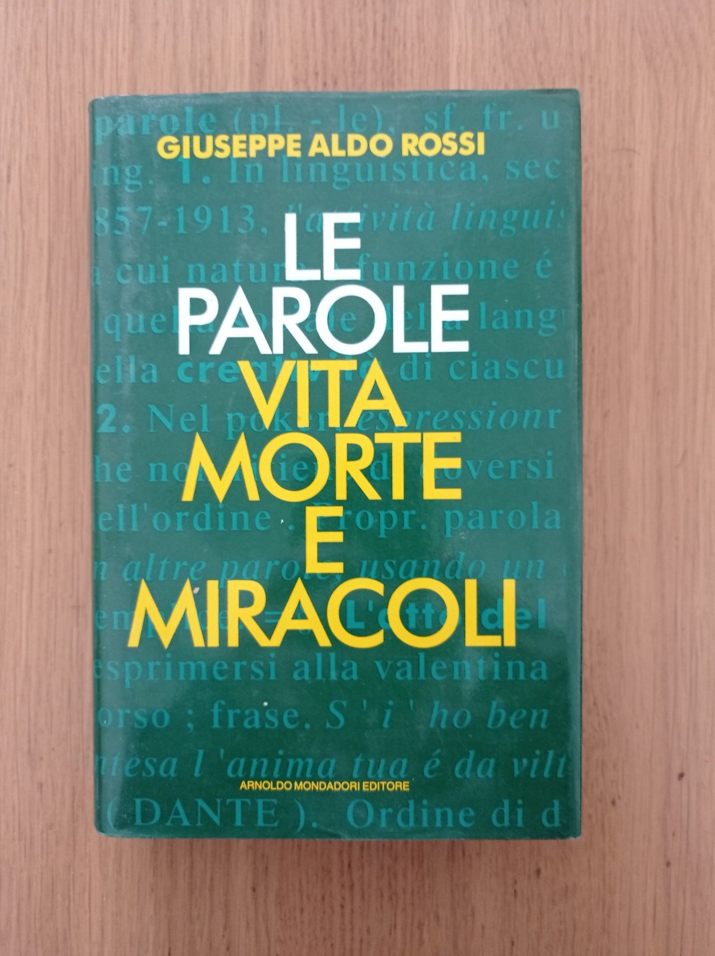 Le parole. Vita morte e miracoli - copertina