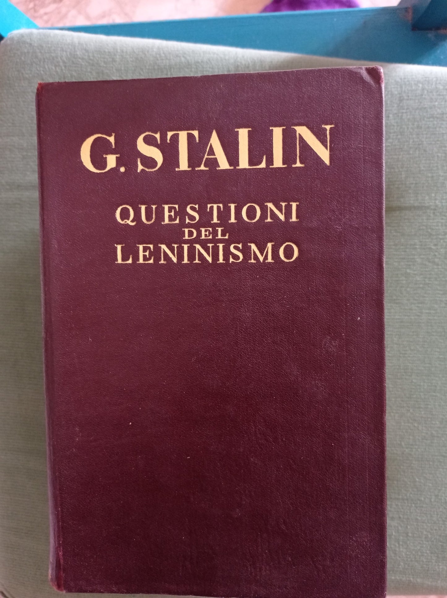Questioni del Leninismo - copertina