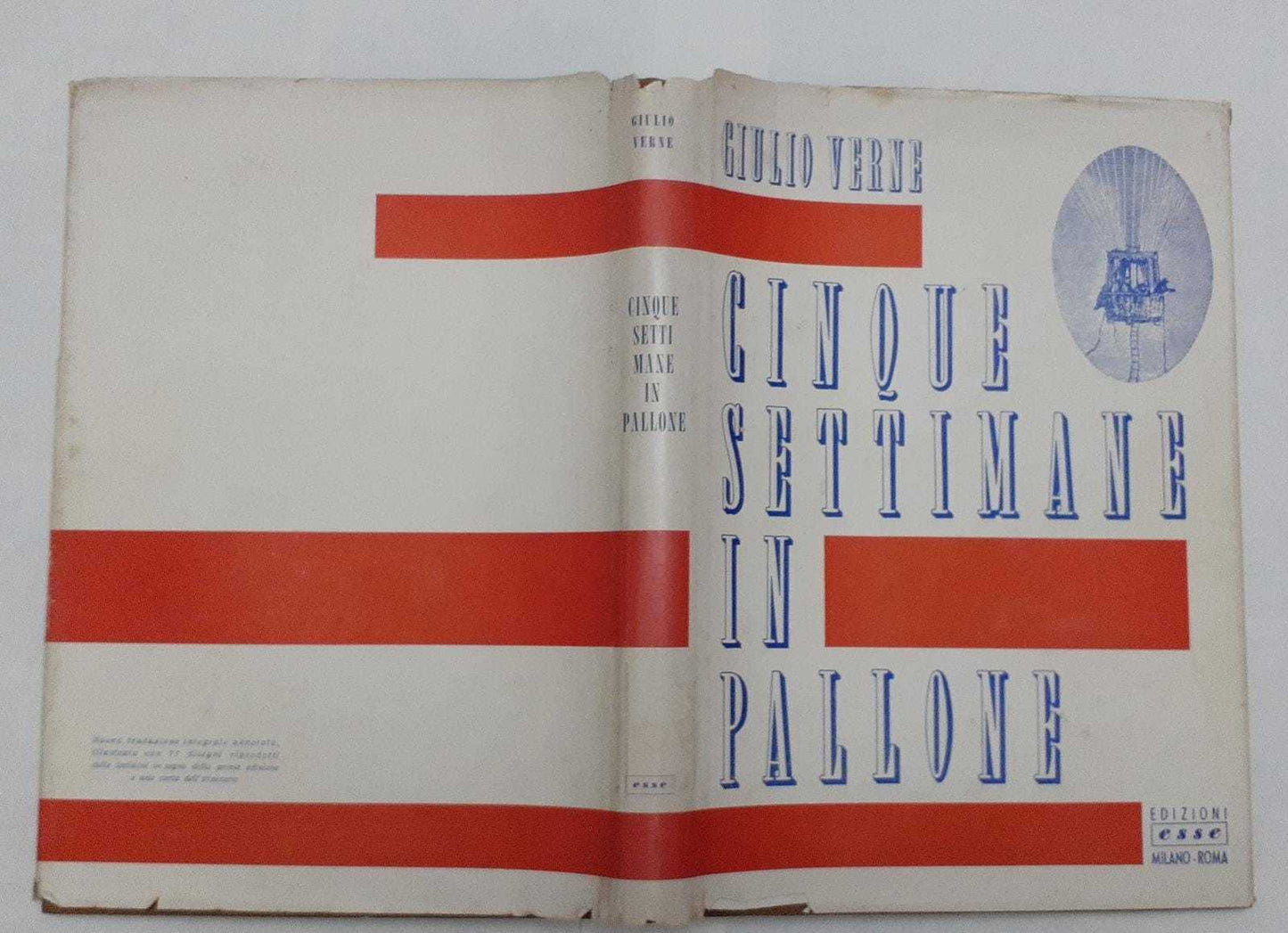 Cinque settimane in pallone. Viaggio di scoperte in Africa - copertina