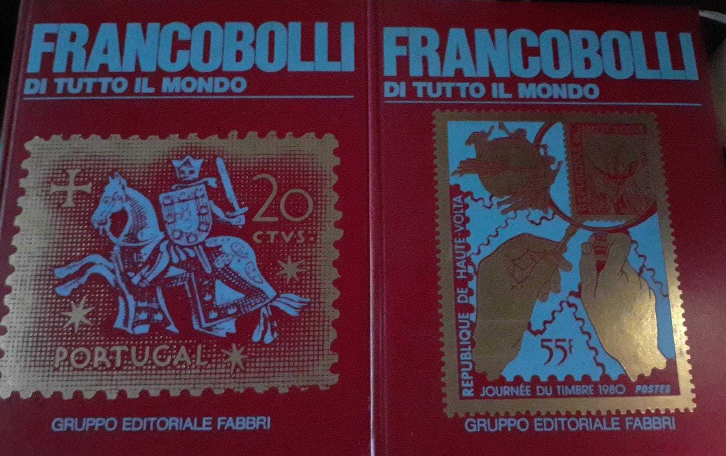 Francobolli di tutto il mondo. Manuale. Storia .Volumi 2 - copertina