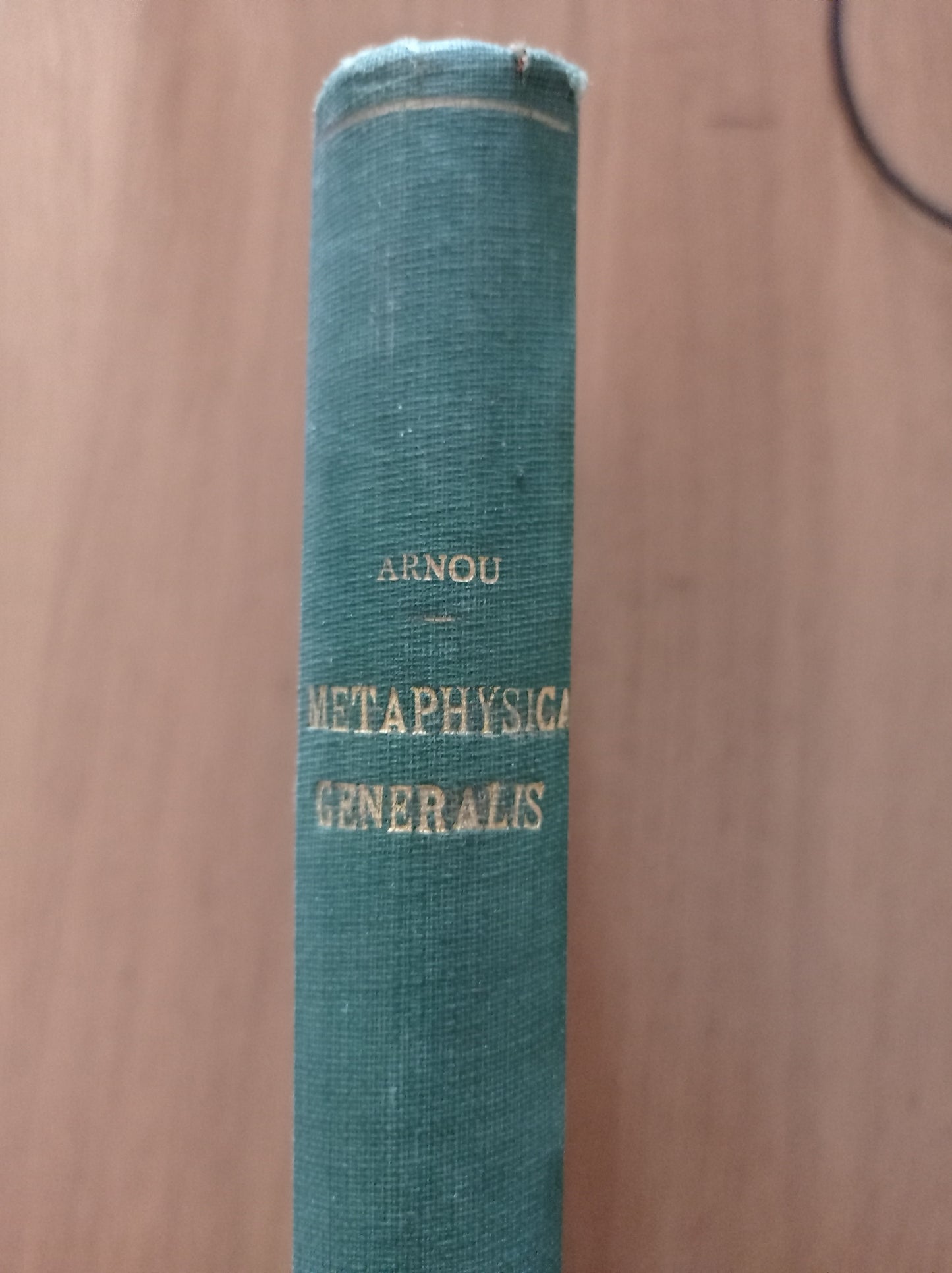 Metaphysica Generalis - copertina