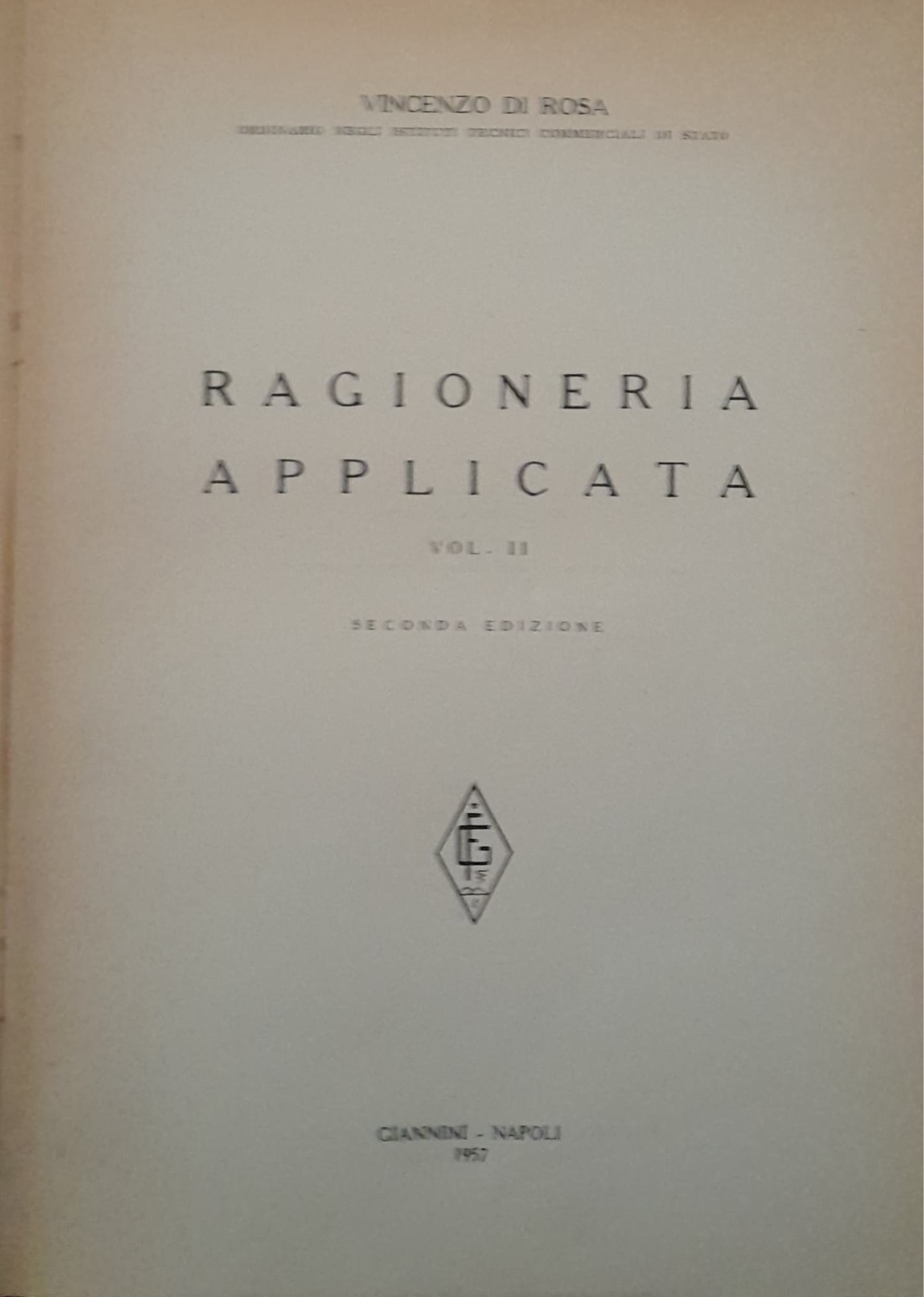 Ragioneria applicata - copertina