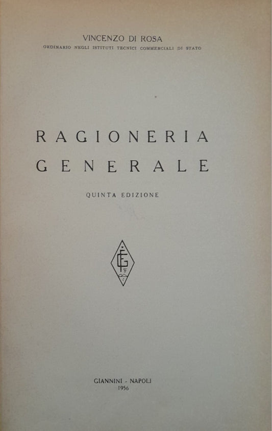 Ragioneria Generale - copertina