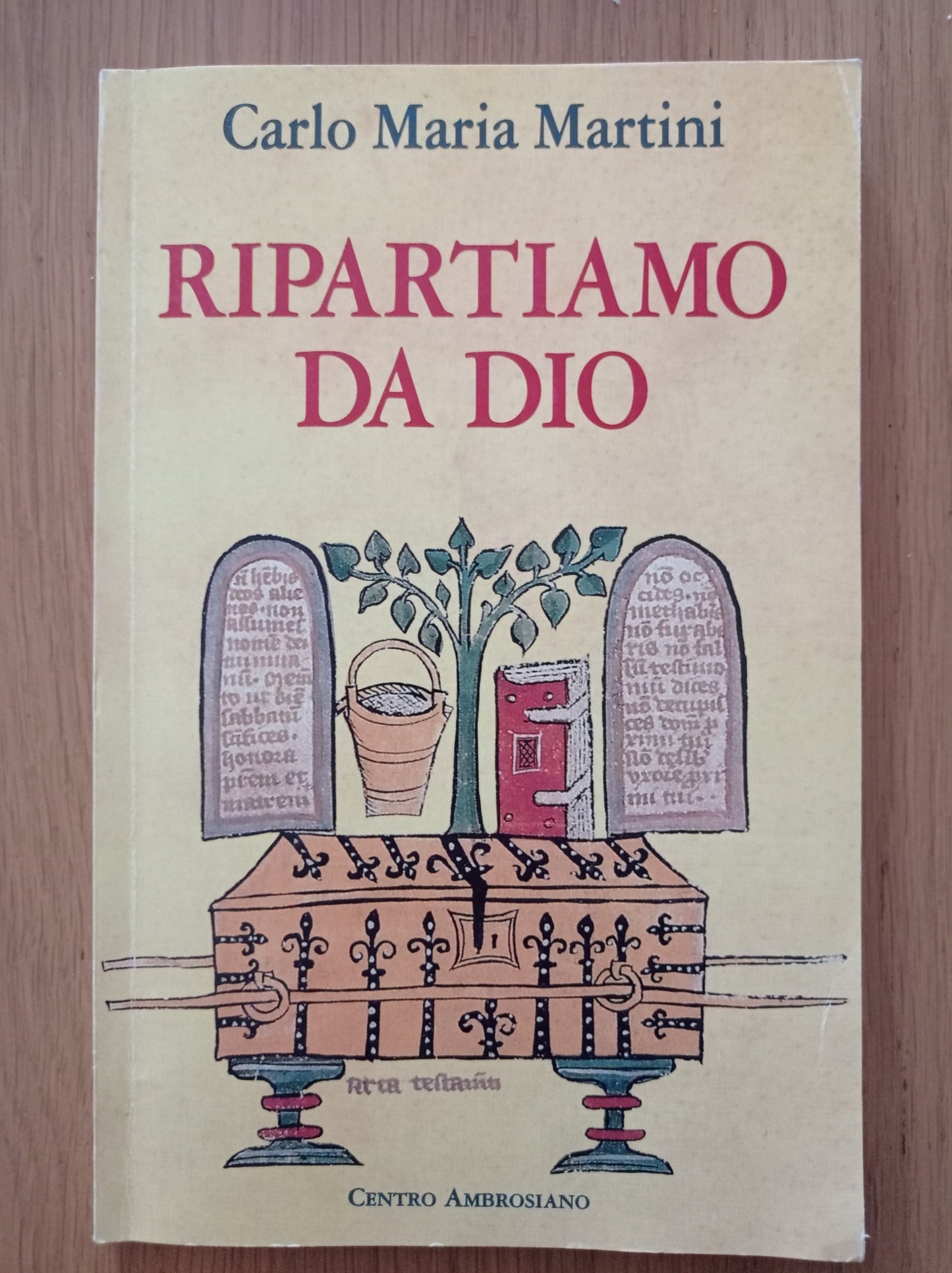 Ripartiamo da Dio. Lettera pastorale per l\'anno \'95-\'96 - copertina