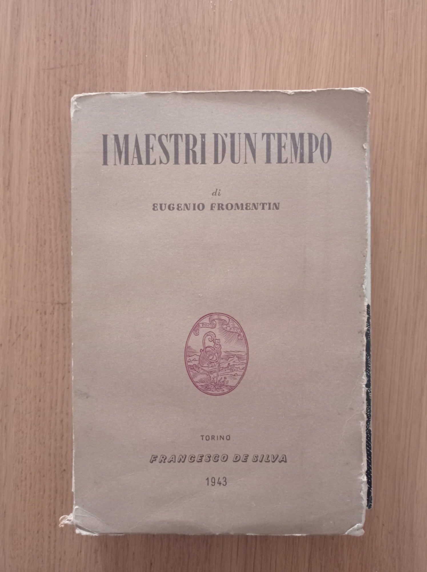 I maestri d'un tempo - copertina