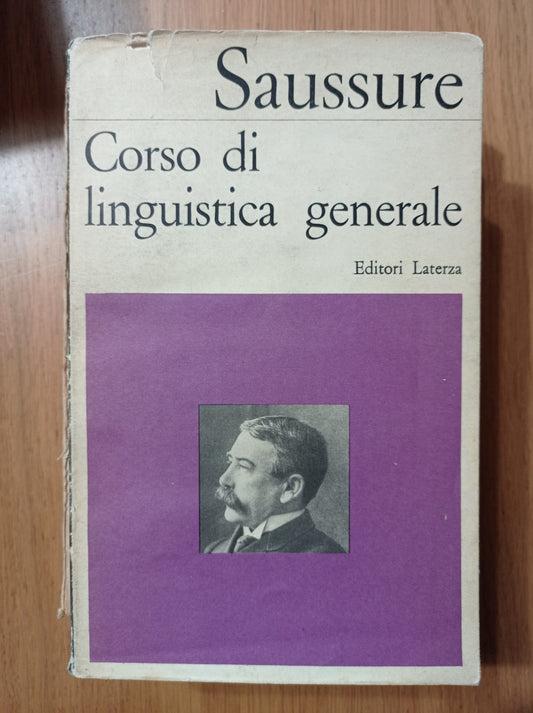 Corso di linguistica generale - copertina