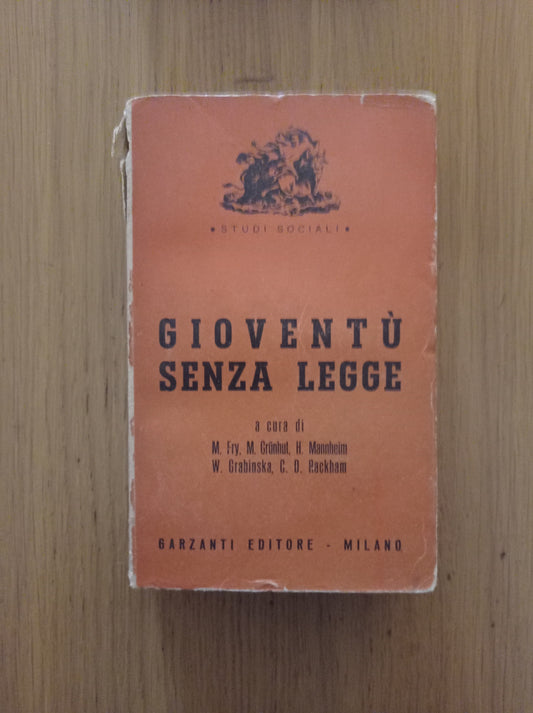 Gioventù senza legge - copertina