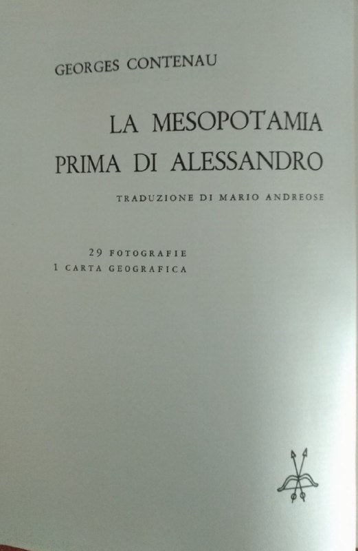 La Mesopotamia prima di Alessandro - copertina