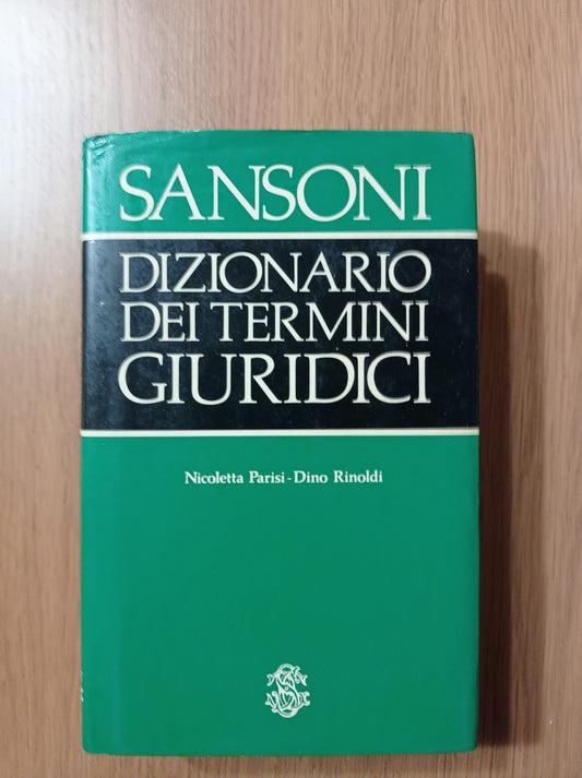Dizionario dei termini giuridici - copertina