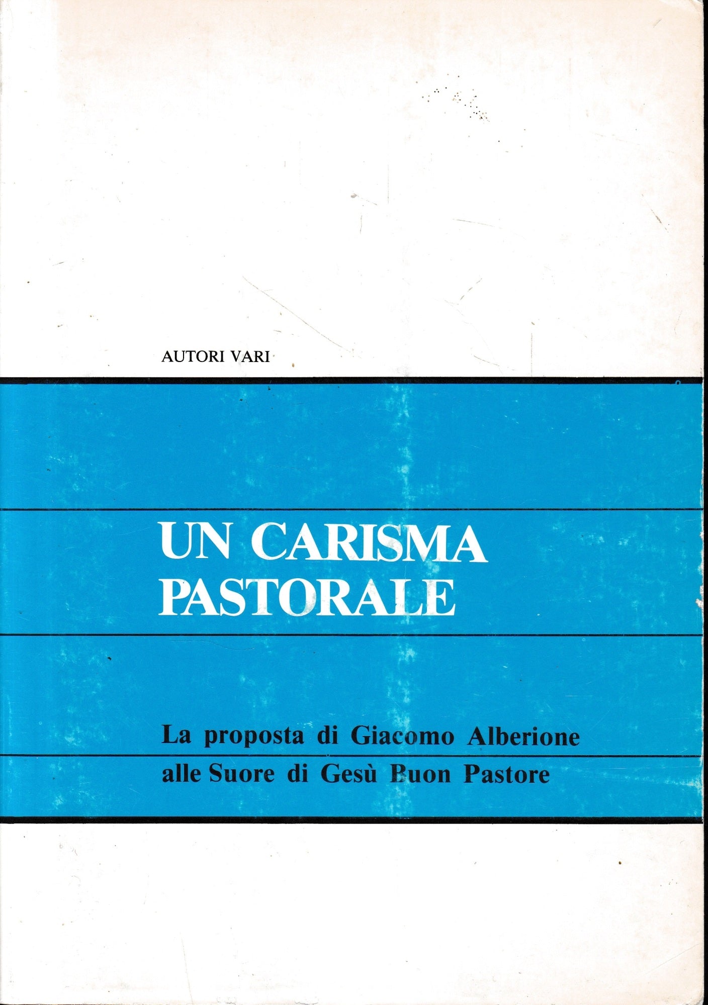 Un carisma pastorale - copertina