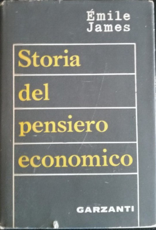 Storia del pensiero economico - copertina