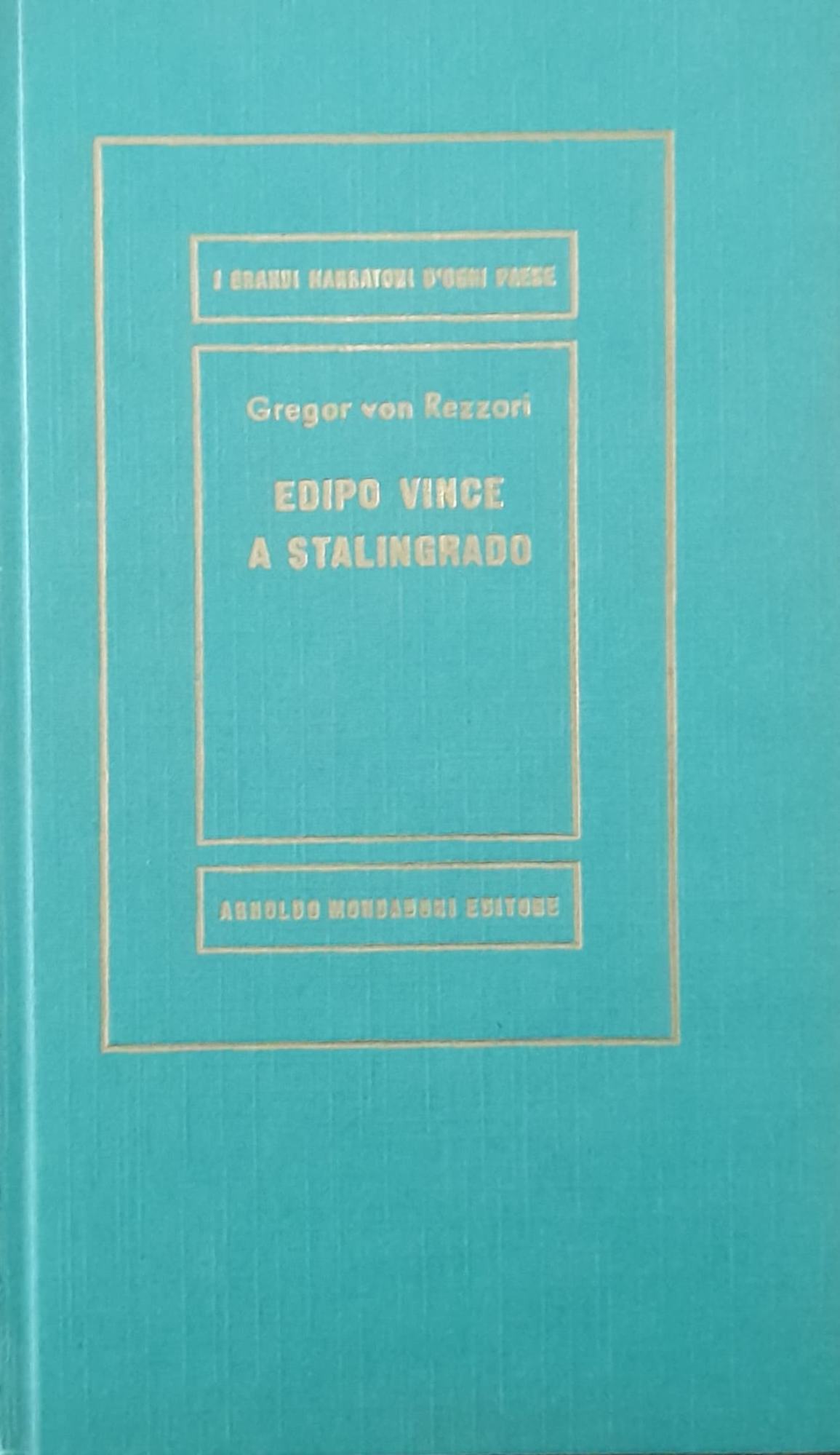 Edipo vince a Stalingrado - copertina