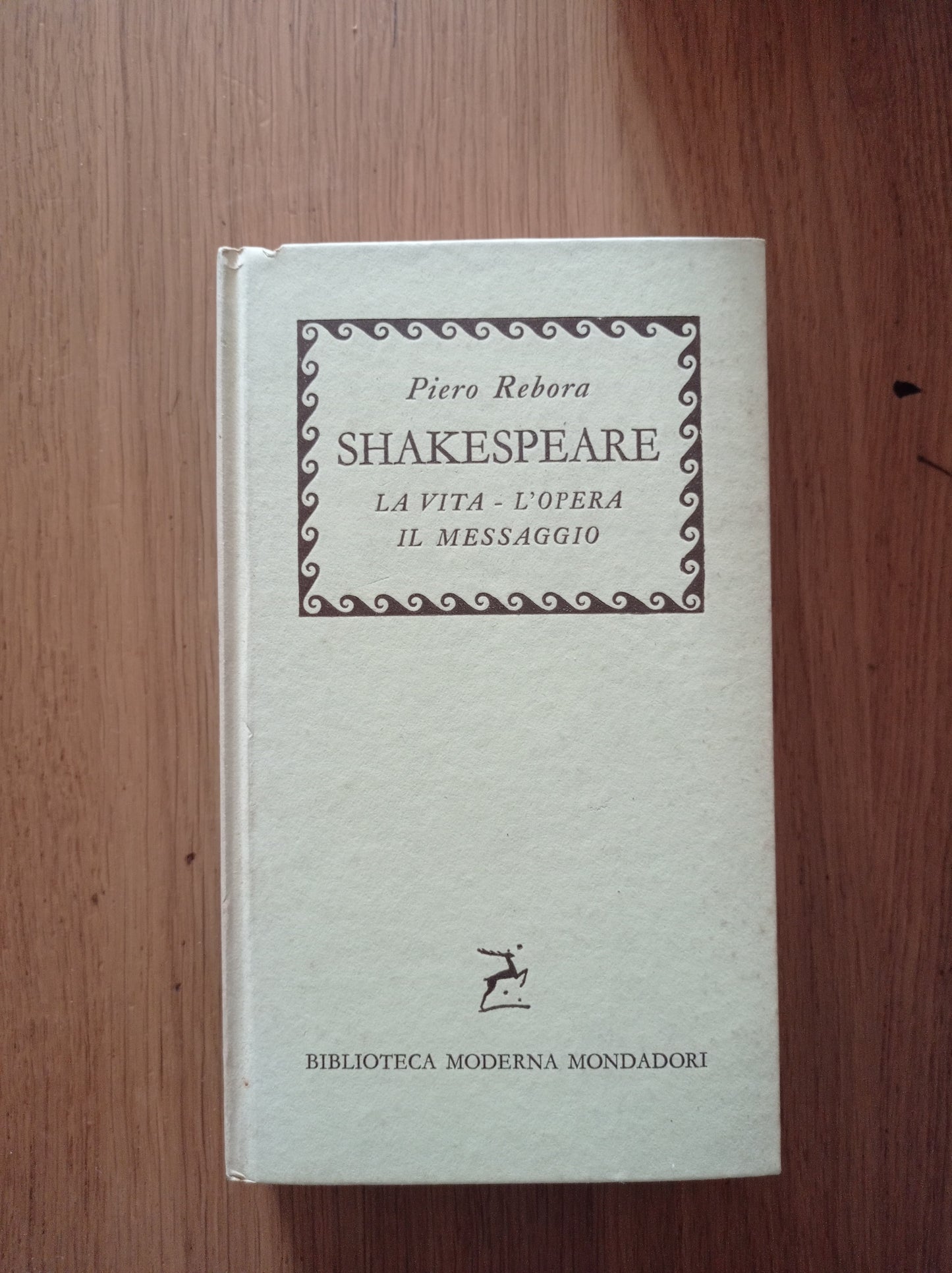 SHAKESPEARE la vita - l'opera - il messaggio - copertina