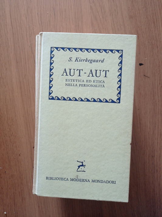 AUT - AUT estetica ed etica nella personalità - copertina