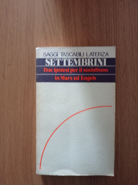 Due ipotesi per il socialismo in Marx ed Engels - copertina