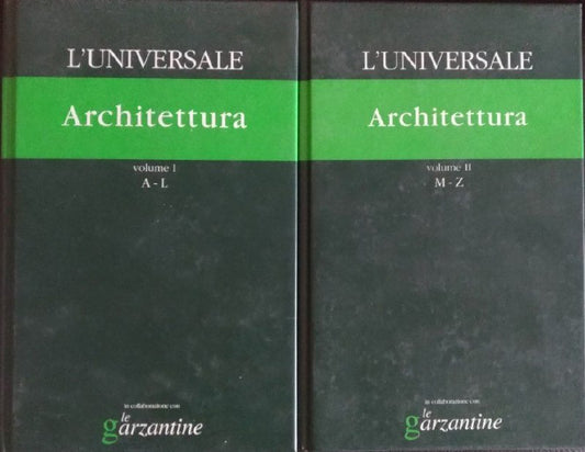 L'universale. Architettura. Volume 1 e 2 - copertina