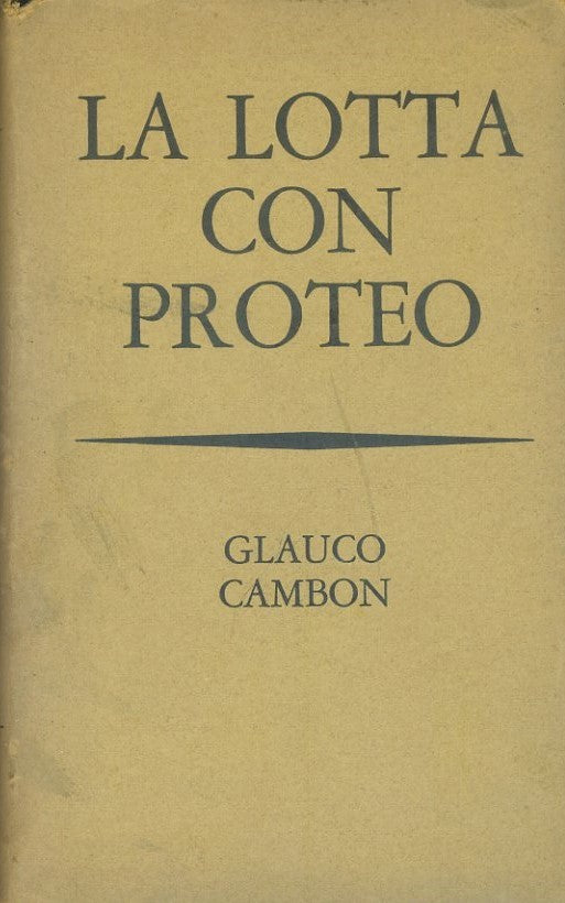 La lotta con Proteo - copertina