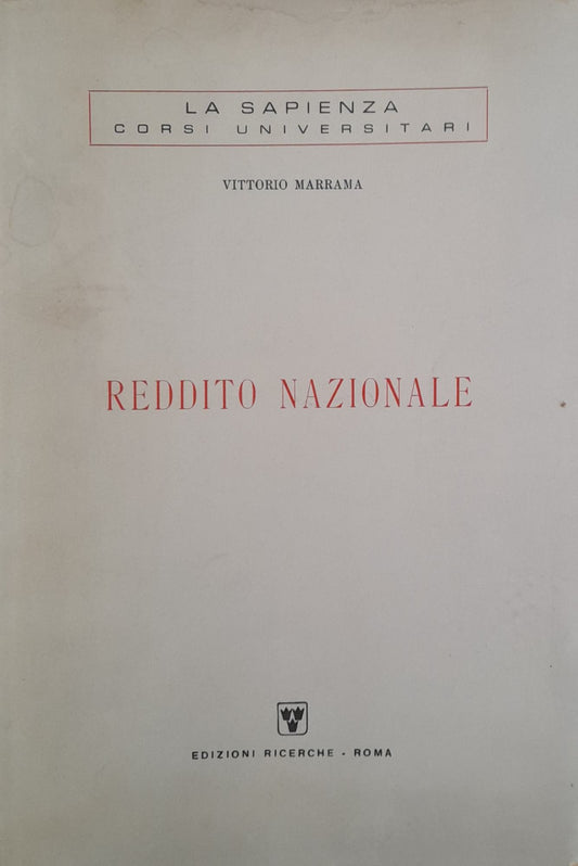Reddito nazionale - copertina