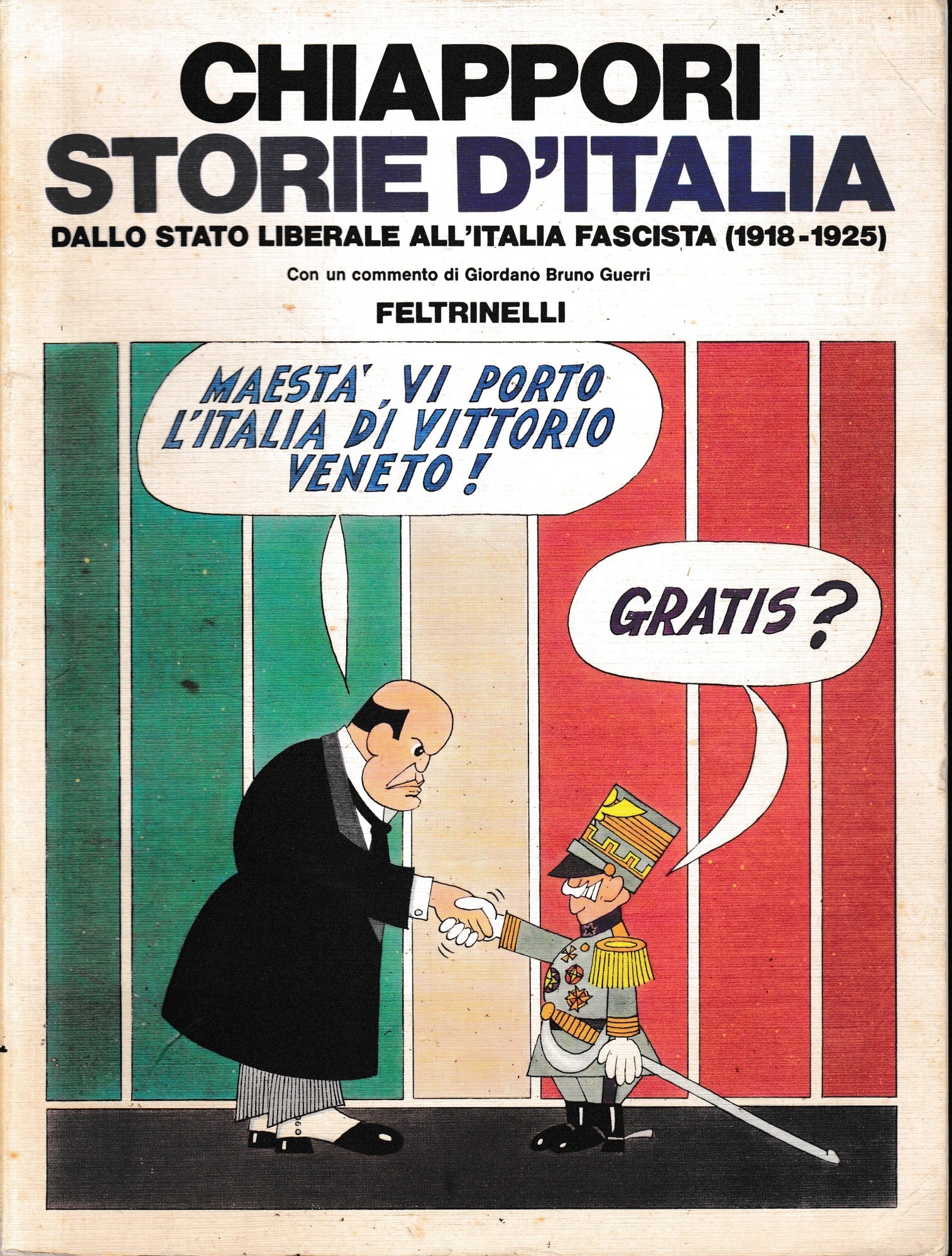 Storie d'Italia, dallo stato liberale all'Italia fascista (1918-1925) - copertina