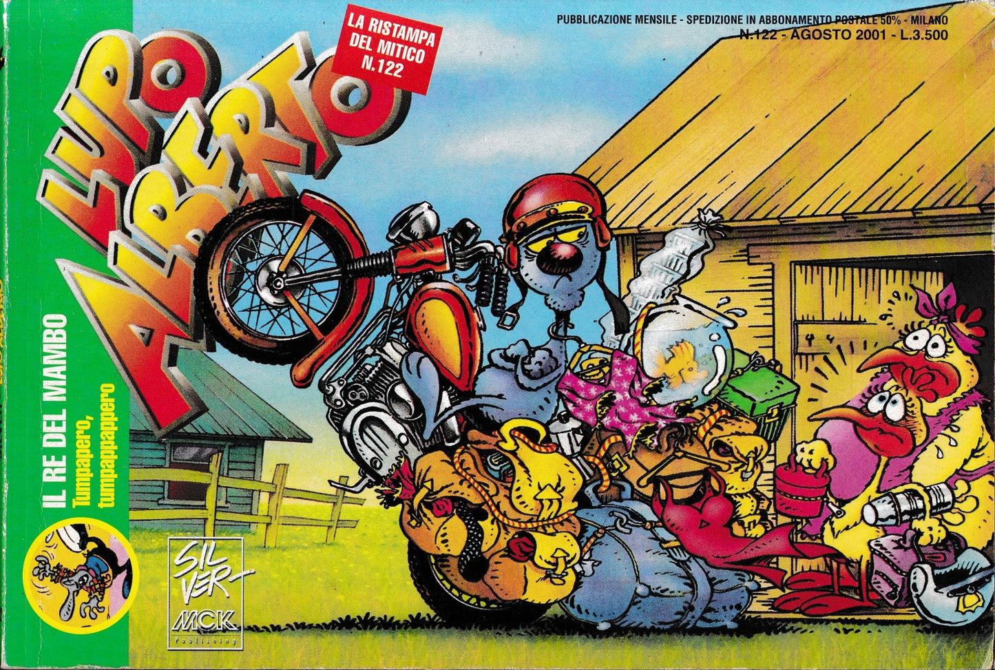 Lupo Alberto, ristampa del mitico n. 122 - copertina