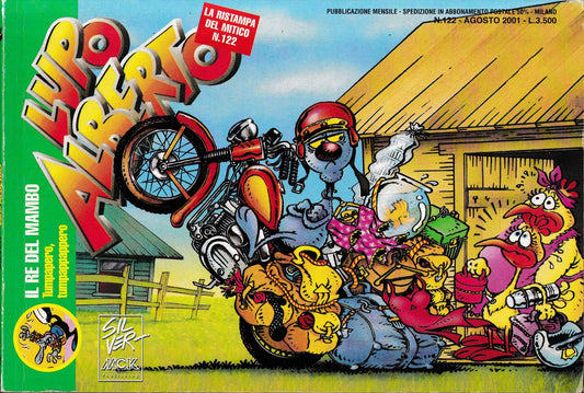 Lupo Alberto, ristampa del mitico n. 122 - copertina
