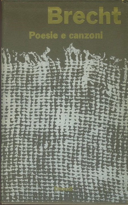 Poesie e canzoni - copertina
