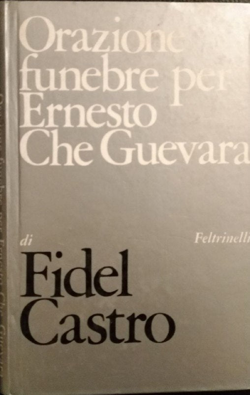 Orazione funebre per Ernesto Che Guevara - copertina