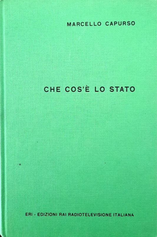 Che cos'è lo Stato - copertina