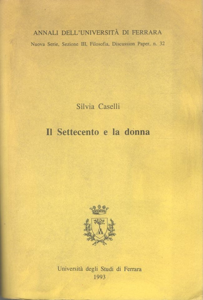 Il Settecento e la donna - copertina
