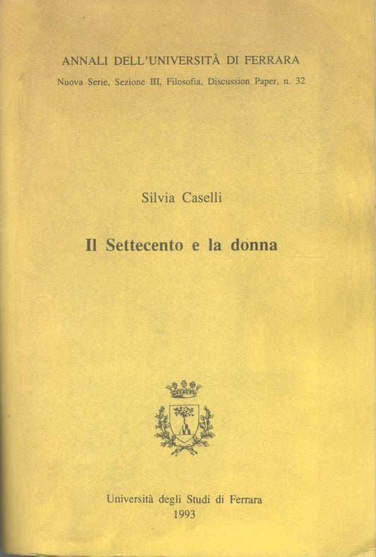 Il Settecento e la donna - copertina