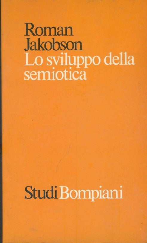 Lo sviluppo della semiotica - copertina