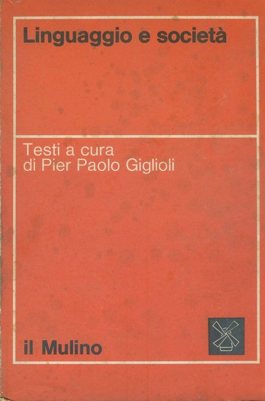 Linguaggio e società - copertina