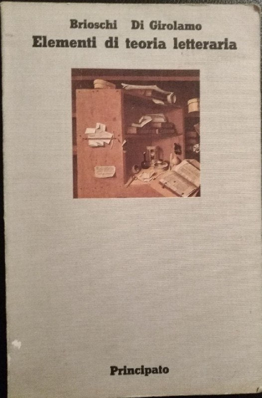 Elementi di teoria letteraria - copertina