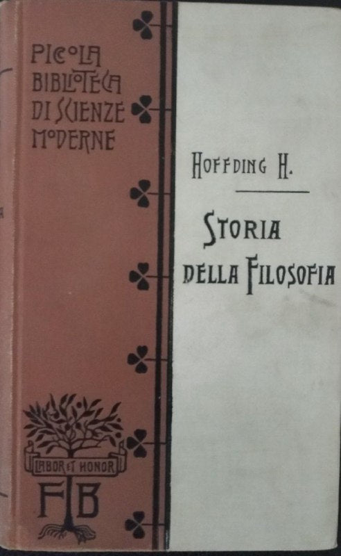 Compendio di storia della filosofia moderna - copertina