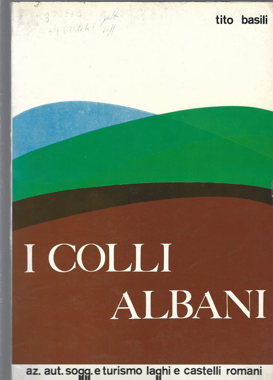 I colli albani - copertina