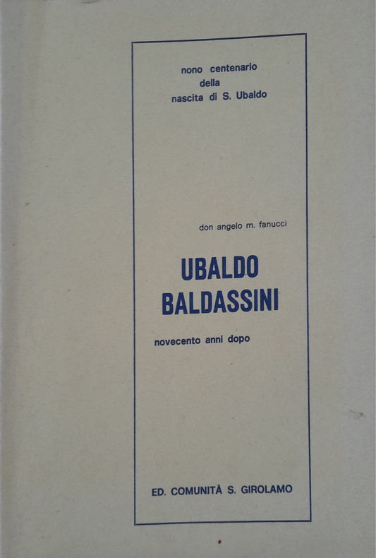 Ubaldo Balassini - copertina