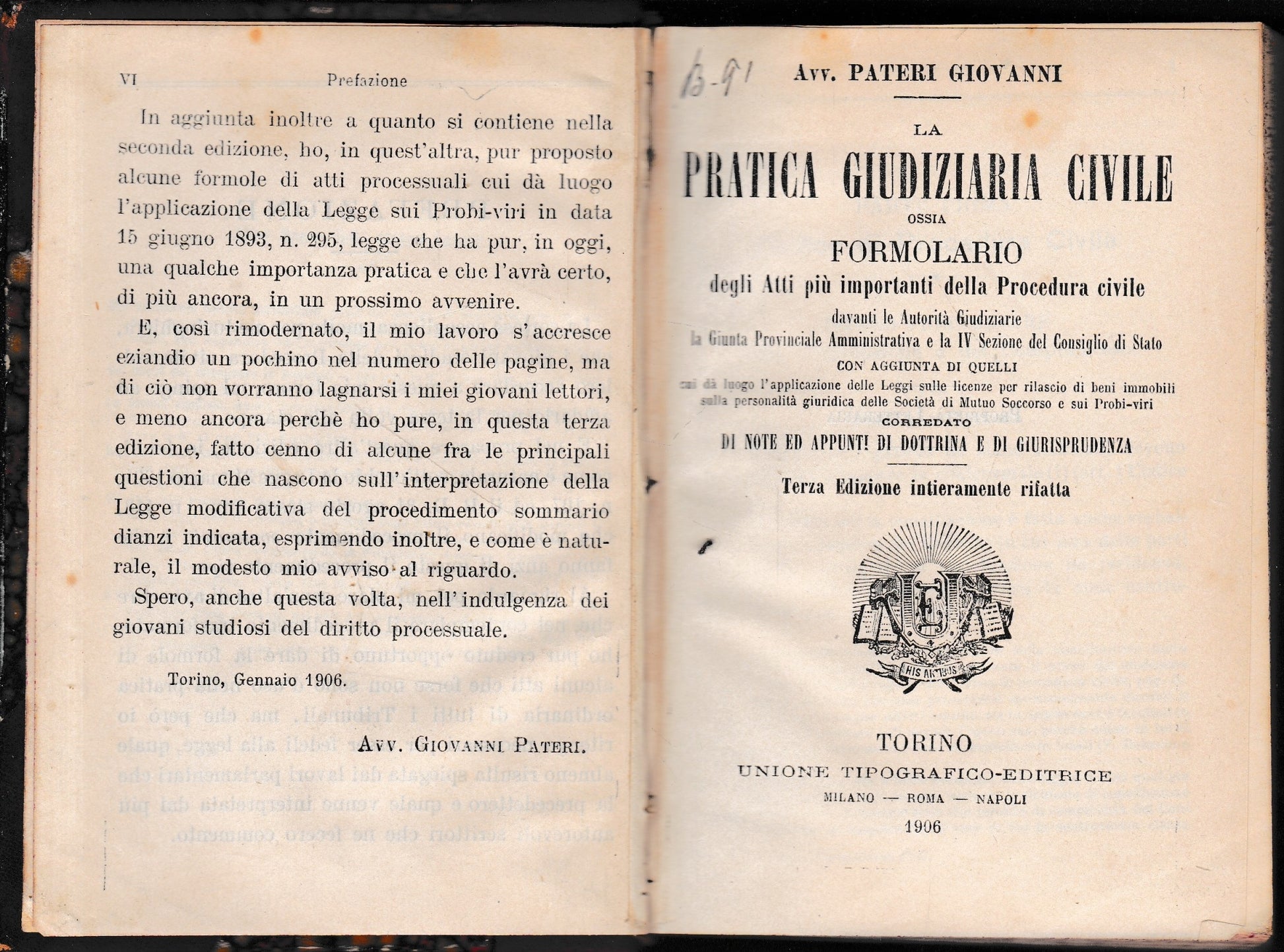 La pratica giudiziaria civile - copertina