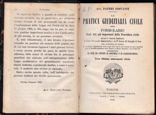La pratica giudiziaria civile - copertina