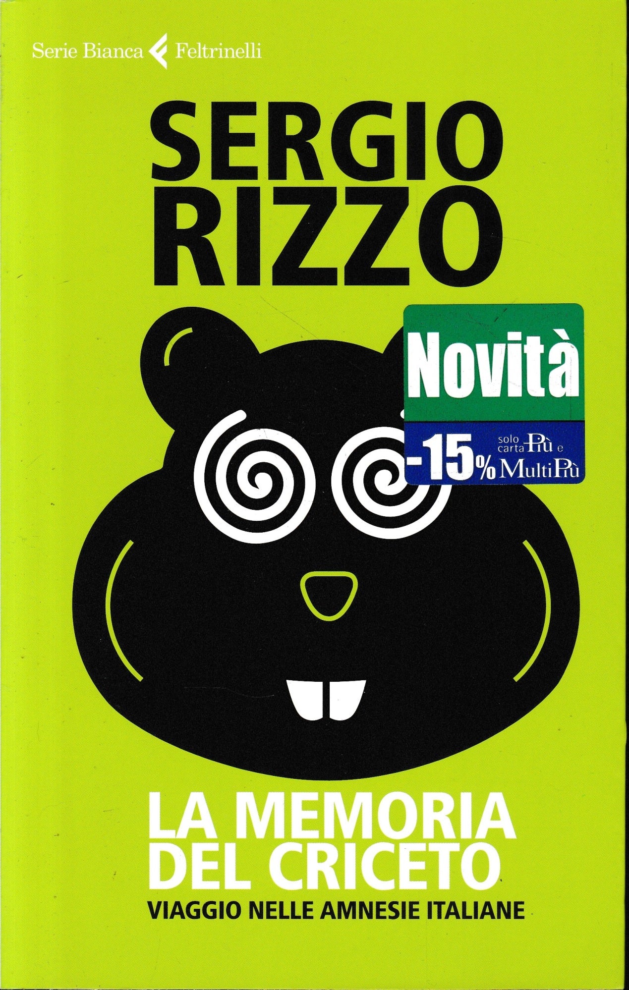 La memoria del criceto - copertina