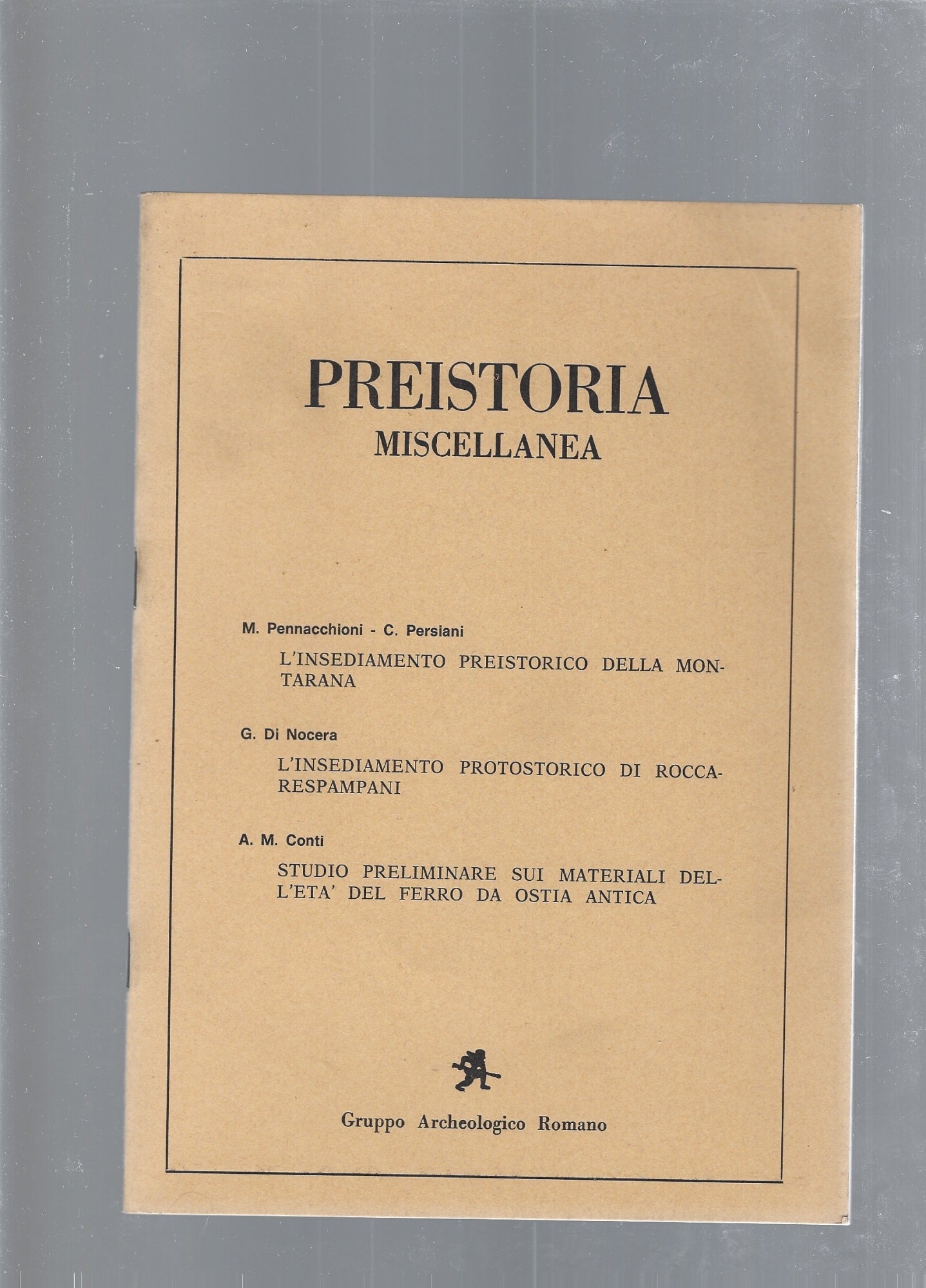 Preistoria miscellanea - copertina