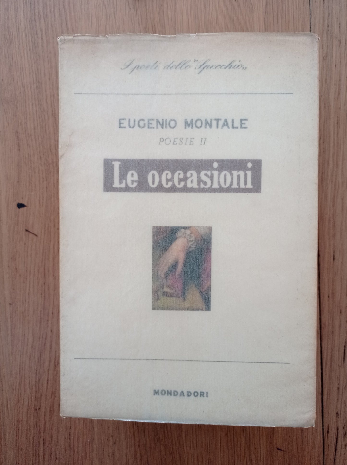 Poesie II Le occasioni - copertina