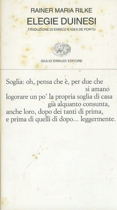 Elegie duinesi - copertina