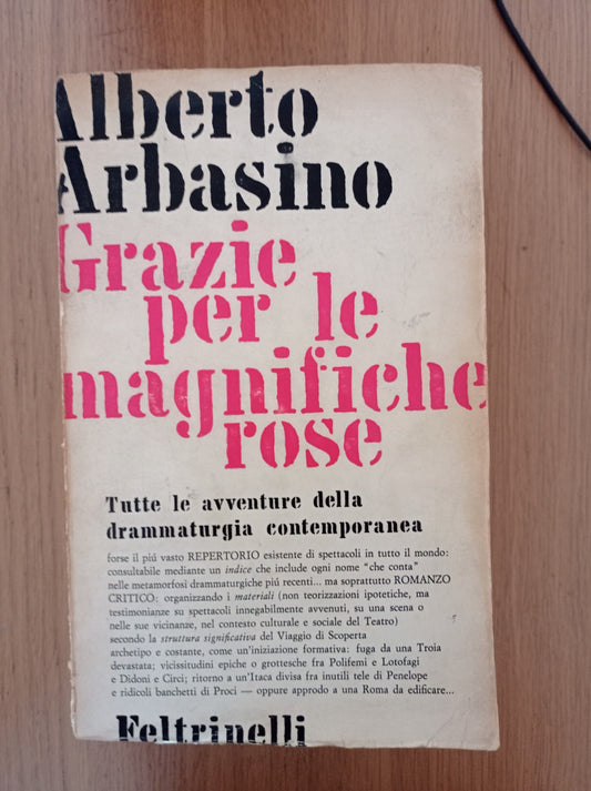 Grazie per le magnifiche rose - copertina
